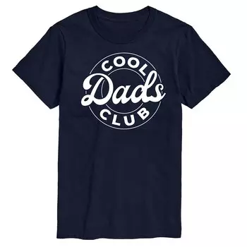 Мужская футболка с рисунком Cool Dads Club Licensed Character, темно-синий