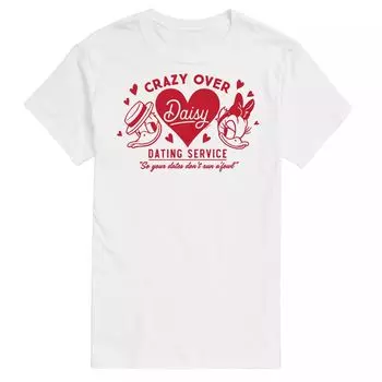 Мужская футболка с рисунком Crazy Over Daisy от Disney Licensed Character