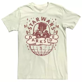 Мужская футболка с рисунком Дарта Вейдера Dark Side Star Death Star Star Wars