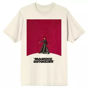 Мужская футболка с рисунком David Bowie Moonage Daydream Licensed Character, кремовый