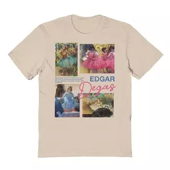 Мужская футболка с рисунком Degas Dancers Licensed Character, песочный