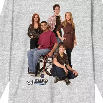 Мужская футболка с рисунком Degrassi Character Group Licensed Character