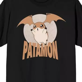 Мужская футболка с рисунком Digimon Patamon Licensed Character