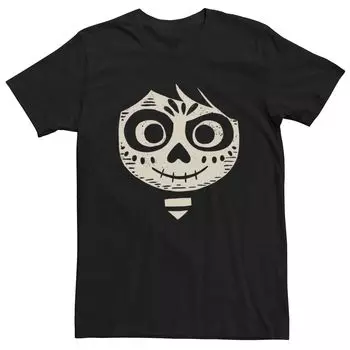 Мужская футболка с рисунком Disney Pixar Coco Miguel Sugar Skull Face Licensed Character