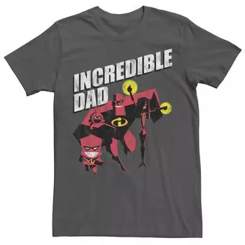 Мужская футболка с рисунком Disney/Pixar Incredibles Incredible Dad Licensed Character