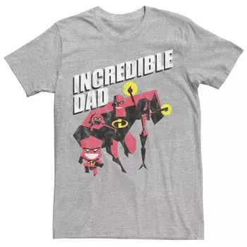 Мужская футболка с рисунком Disney/Pixar Incredibles Incredible Dad Licensed Character