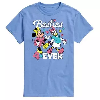 Мужская футболка с рисунком Disney's Besties 4 Ever Licensed Character