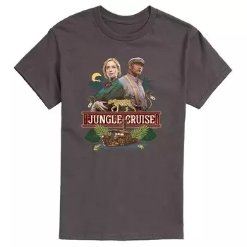 Мужская футболка с рисунком Disney's Jungle Cruise, серый