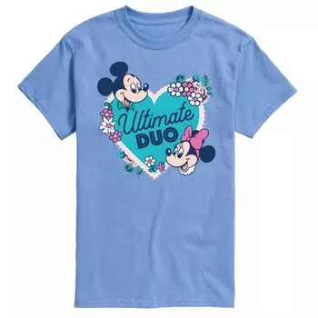 Мужская футболка с рисунком Disney's Mickey & Minnie Mouse Ultimate Duo