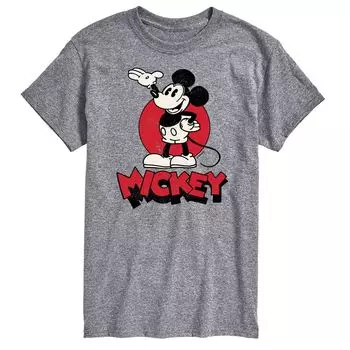 Мужская футболка с рисунком Disney's Mickey Heritage Licensed Character