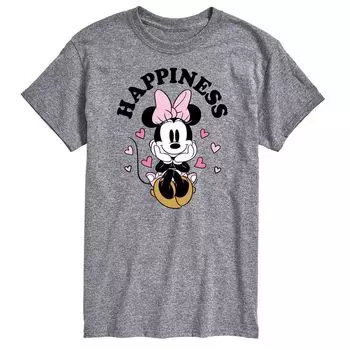 Мужская футболка с рисунком Disney's Minnie Mouse Happiness