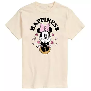 Мужская футболка с рисунком Disney's Minnie Mouse Happiness