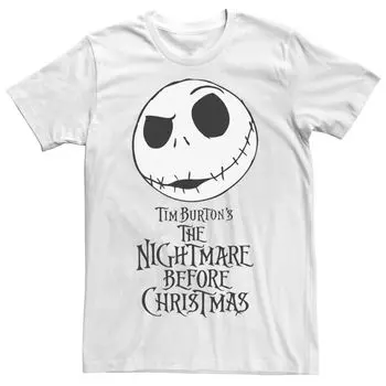Мужская футболка с рисунком Disney's Nightmare Before Christmas Licensed Character