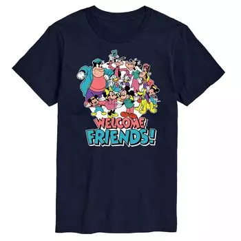Мужская футболка с рисунком Disney's Welcome Friends Licensed Character