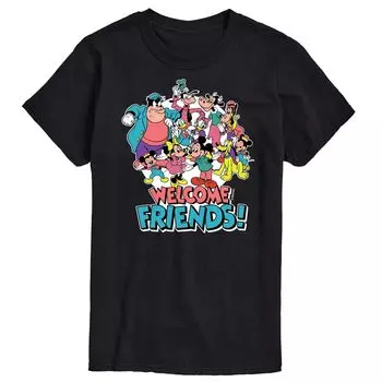 Мужская футболка с рисунком Disney's Welcome Friends Licensed Character