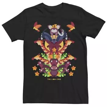 Мужская футболка с рисунком Disney The Lion King Simba Nala Animal Tower Licensed Character