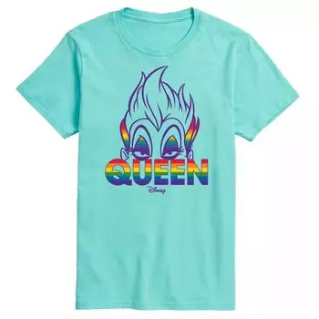 Мужская футболка с рисунком Disney Villains Ursula Queen Pride