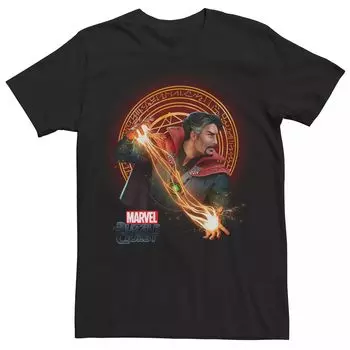 Мужская футболка с рисунком «Доктор Стрэндж» Marvel Puzzle Quest Licensed Character