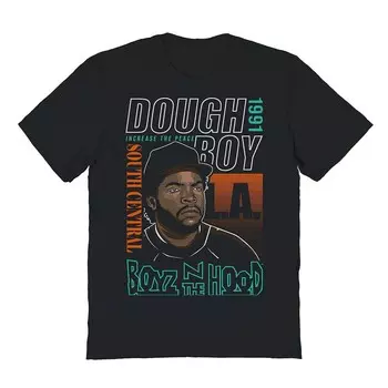 Мужская футболка с рисунком Doughboy Licensed Character, черный
