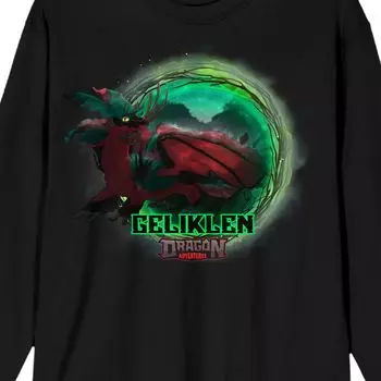 Мужская футболка с рисунком Dragon Adventures Geliklin Licensed Character