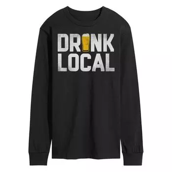 Мужская футболка с рисунком "Drink Local" Licensed Character