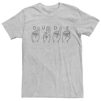 Мужская футболка с рисунком Dude Licensed Character