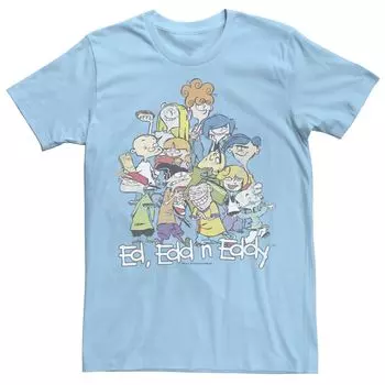 Мужская футболка с рисунком Ed, Edd And Eddy Group Licensed Character