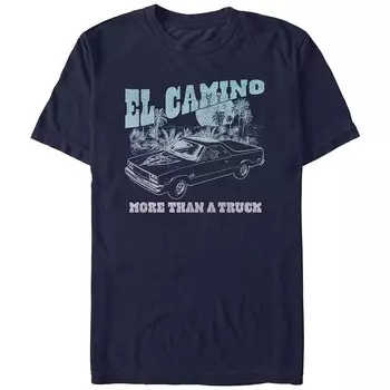 Мужская футболка с рисунком El Camino More Than A Truck Licensed Character, темно-синий