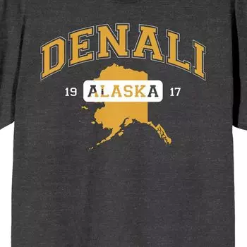 Мужская футболка с рисунком Elevation 7573 Denali Alaska Licensed Character