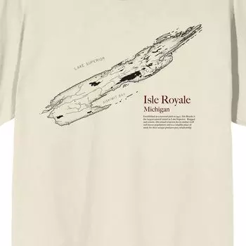 Мужская футболка с рисунком Elevation 7573 Lake Superior Licensed Character