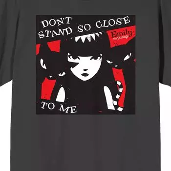 Мужская футболка с рисунком Emily The Strange Licensed Character