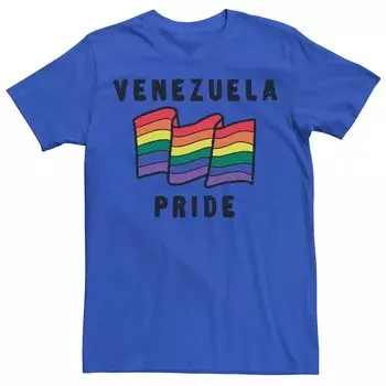 Мужская футболка с рисунком флага Gonzales Venezuala Pride Licensed Character