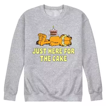 Мужская футболка с рисунком Garfield Just Here For Cake Licensed Character