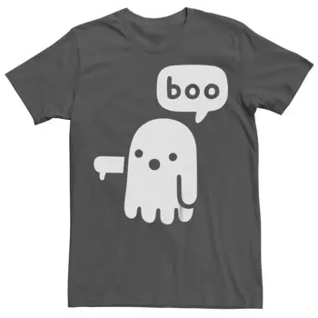 Мужская футболка с рисунком Ghost Of Disapproval Boo Licensed Character, цвет Charcoal