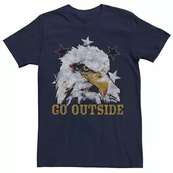 Мужская футболка с рисунком Go Outside Eagle Licensed Character