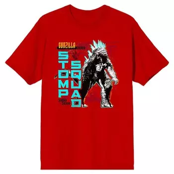 Мужская футболка с рисунком Godzilla vs. Kong The New Empire Licensed Character, красный