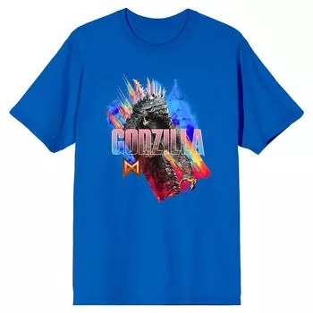 Мужская футболка с рисунком Godzilla vs. Kong The New Empire Licensed Character, синий