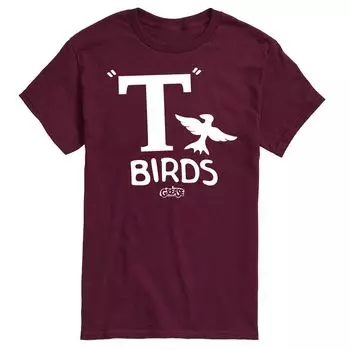 Мужская футболка с рисунком Grease T Birds Licensed Character