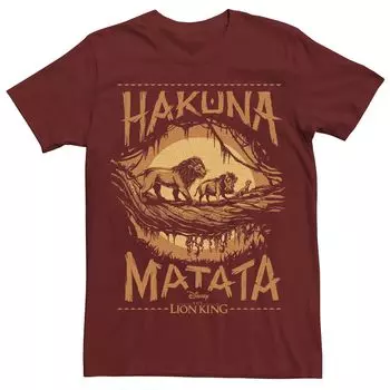 Мужская футболка с рисунком Hakuna Matata 's The Lion King Disney
