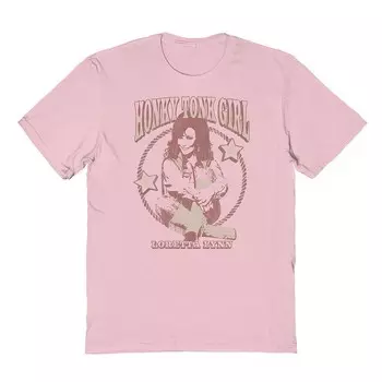 Мужская футболка с рисунком Honky Tonk Girl Licensed Character, цвет Light Pink