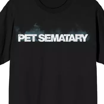 Мужская футболка с рисунком и логотипом Pet Semetary Licensed Character