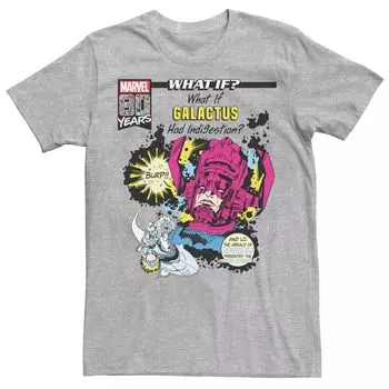 Мужская футболка с рисунком и обложкой комиксов Marvel «Что, если бы у Галактуса было расстройство желудка» Licensed Character