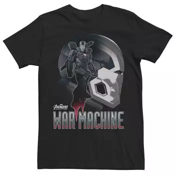 Мужская футболка с рисунком и силуэтом Marvel Avengers Infinity War Machine Licensed Character