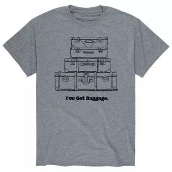 Мужская футболка с рисунком I've Got Baggage Licensed Character