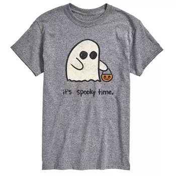 Мужская футболка с рисунком It Spooky Time Licensed Character, серый