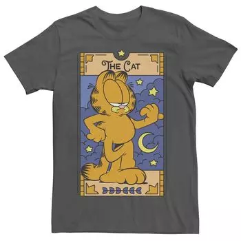 Мужская футболка с рисунком карты Таро Garfield The Cat Licensed Character