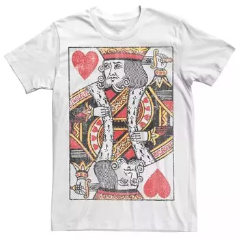 Мужская футболка с рисунком King Of Hearts Licensed Character