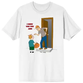 Мужская футболка с рисунком King of The Hill Licensed Character, белый