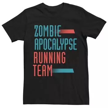 Мужская футболка с рисунком команды Zombie Apocalypse Chin-Up Licensed Character