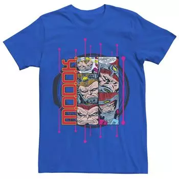 Мужская футболка с рисунком комиксов Marvel в стиле ретро MODOK и коллажем Licensed Character